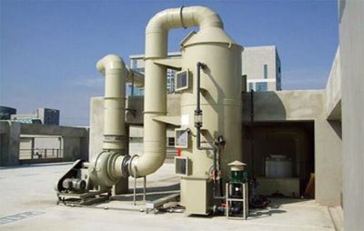 Electroplating waste gas purification tower