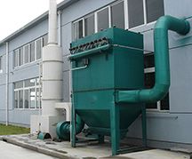 Casting exhaust gas purification tower