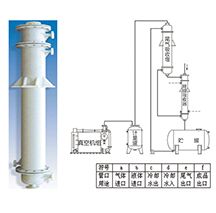 By-product hydrochloric acid absorption device